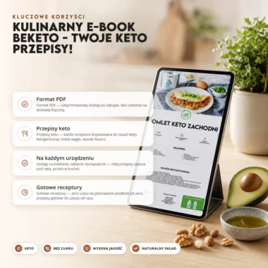 Kulinarny E-Book BeKeto - Twoje keto przepisy!