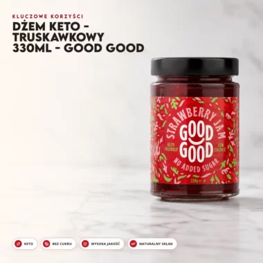 Dżem Keto - Truskawkowy 330ml - Good Good