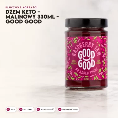 Dżem Keto - Malinowy 330ml - Good Good