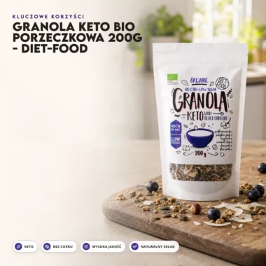 Granola Keto BIO Porzeczkowa 200g - Diet-Food