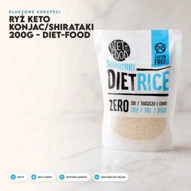 Ryż Keto Konjac/Shirataki 200g - Diet-Food
