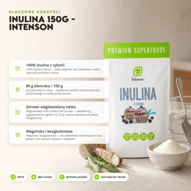 Inulina 150g - Intenson