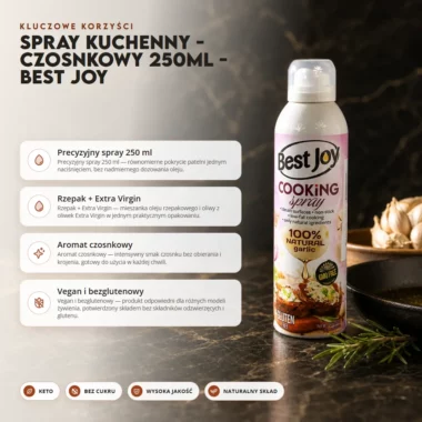 Spray Kuchenny - Czosnkowy 250ml - Best Joy