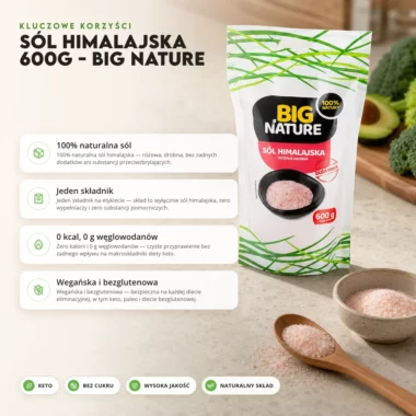 Sól himalajska 600g - Big Nature