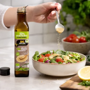 Olej Sezamowy BIO 250ml - Big Nature