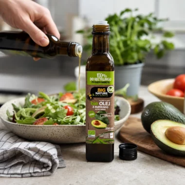 Olej BIO z Awokado Tłoczony na Zimno 250ml - Big Nature