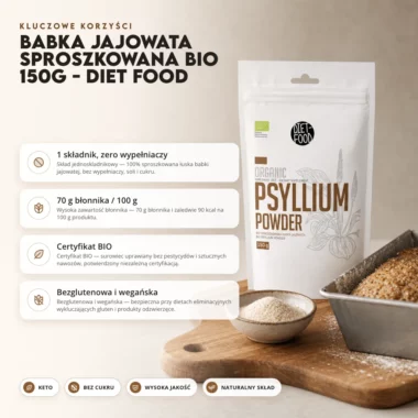 Babka jajowata sproszkowana BIO 150g - Diet Food