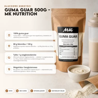 Guma Guar 500g - MK Nutrition