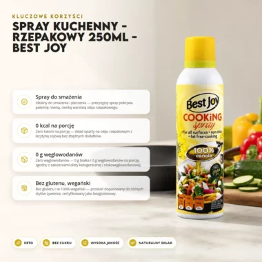 Spray Kuchenny - Rzepakowy 250ml - Best Joy
