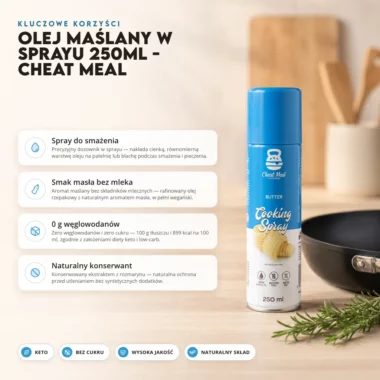 Olej maślany w sprayu 250ml - Cheat Meal