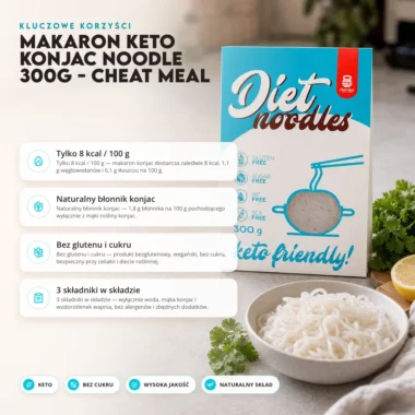Makaron Keto Konjac Noodle 300g - Cheat Meal
