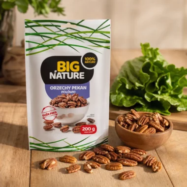 Orzechy Pecan Połówki 200g - Big Nature