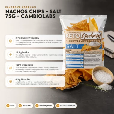 Nachos Chips - Salt 75g - Cambiolabs