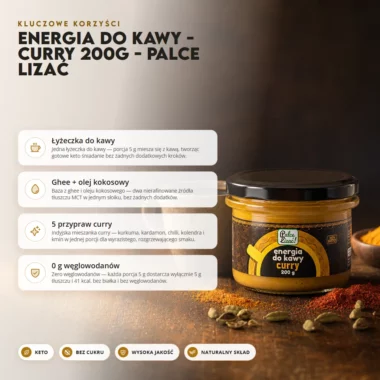 Energia do Kawy - Curry 200g - Palce Lizać