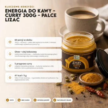 Energia do Kawy - Curry 300g - Palce Lizać