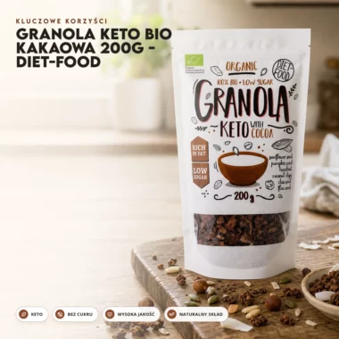 Granola Keto BIO Kakaowa 200g - Diet-Food