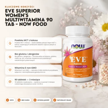 Eve Superior Women's Multiwitamina 90 tab - Now Food