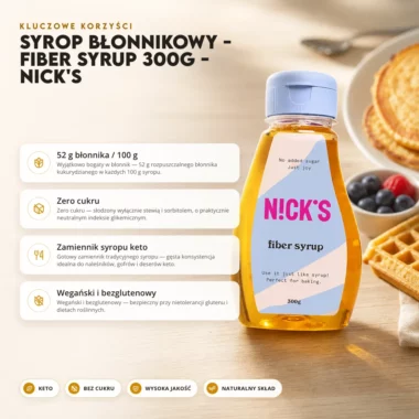 Syrop Błonnikowy - Fiber Syrup 300g - Nick's