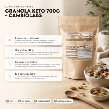Granola Keto 700g - CambioLabs