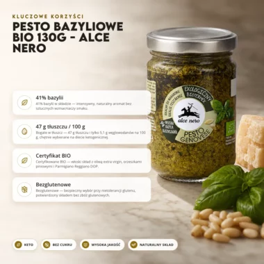 Pesto Bazyliowe BIO 130g - Alce Nero