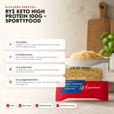 Ryż Keto High Protein 100g - Sportyfood
