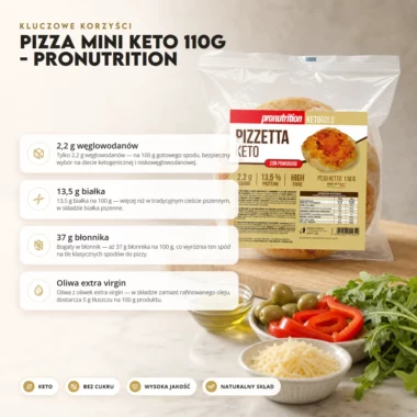 Pizza Mini Keto 110g - Pronutrition