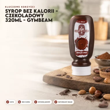 Syrop Bez Kalorii - Czekoladowy 320ml - GymBeam