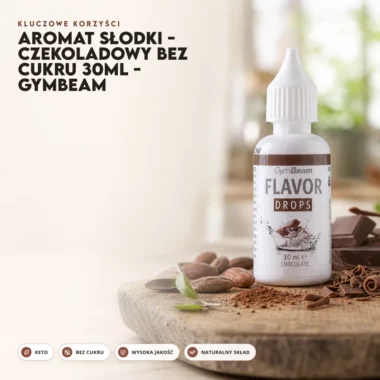 Aromat Słodki - Czekoladowy Bez Cukru 30ml - GymBeam