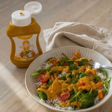 Sos Bez Kalorii - Curry 350ml - GymBeam