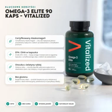 Omega-3 Elite 90 kaps - Vuzimo