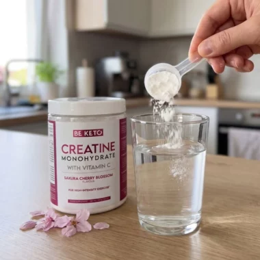 Monohydrat Kreatyny - Wiśnia Sakura 300g - BeKeto