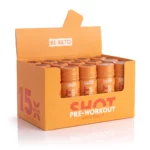 Shot Przedtreningowy - Biała Brzoskwinia Zestaw 15 x 60ml - BeKeto