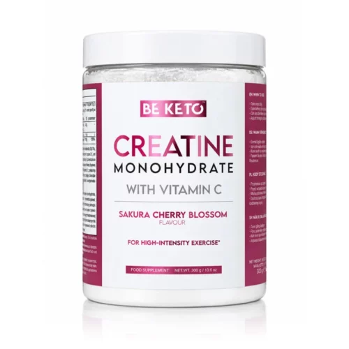 Monohydrat Kreatyny - Wiśnia Sakura 300g - BeKeto
