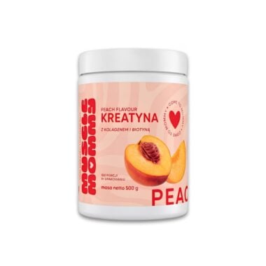 Kreatyna Marine Performance z Kolagenem Rybim Brzoskwinia 500g - Muscle Mommy